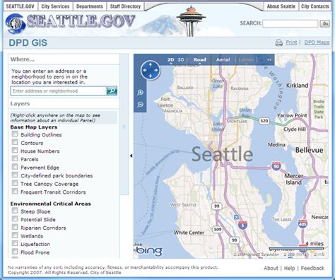 seattle sdci gis|seattle gis map.